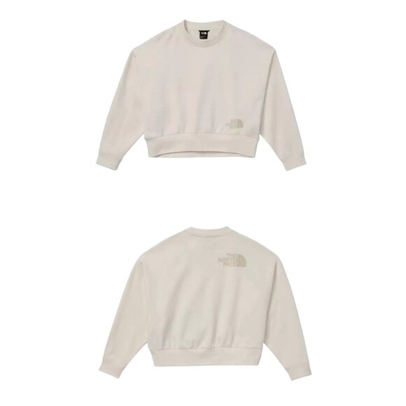 North Face Horizon Performance Crew Sweatshirt - Gardenia White - Size XS - Picture 7 of 7